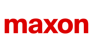Logo of the company maxon